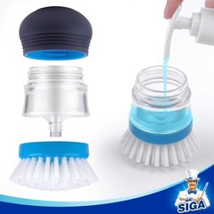 Soap Dispensing Palm Brush – Pack of 2