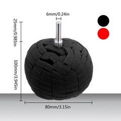 5Pcs Aluminum Polishing Kit Foam Sponge Polishing Balls Wheel Polishing Kit f…