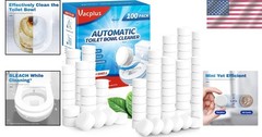 Powerful Bleach Toilet Cleaner Tablets – 100 Count for Deodorizing & Descaling