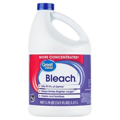 (2 pack) Concentrated Liquid Bleach, 121 fl oz