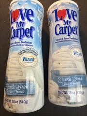 Love My Carpet 2-in-1 Carpet & Room Deodorizer – 2 Pack (34oz) Fresh Linen