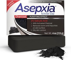 Salicylic Acid & Activated Charcoal Bar Soap | Acne Treatment, Reduces Pimples &