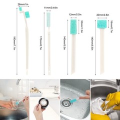 Savita 16Pcs Small Household Cleaning Brushes, Tiny Cleaning Brush Set Micro Scr