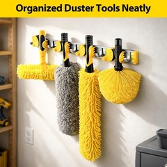 20 Foot High Ceiling Duster Kits with 5-12ft Heavy Duty Extension Pole Reach