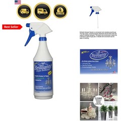 BRILLIANTE Crystal Chandelier Cleaner Manual Sprayer 32oz Environmentally Saf…