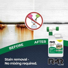 RMR Deck, Patio, & Fence Wash – Commercial-Grade Outdoor Stain Remover for Mo…