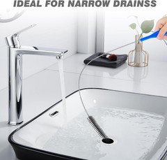 Refrigerator Coil Cleaning Brush Sewer Drain Clog Remover for Kitchen Sink