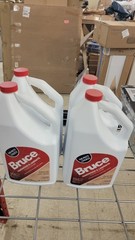4 Pack Bottles Bruce Hardwood and Laminate Floor Cleaner 64oz