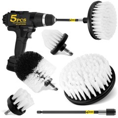 Holikme 5Pack Drill Brush Attachment Set-Car