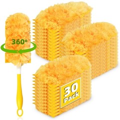 30 Pack 360 Dusters Refills for Swiffer Dusters, Unscented Heavy Duty Duster Kit