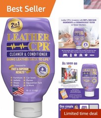Leather Cleaner and Conditioner 18oz – Restores Color & Softness Instantly