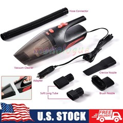 US Car Vacuum Cleaner Duster Portable Rechargeable Wet&Dry Strong Suction Duster