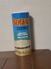 Vintage New Boraxo Powdered Hand Soap 12 Oz Dial Corp Removes Dirt & Grim NOS