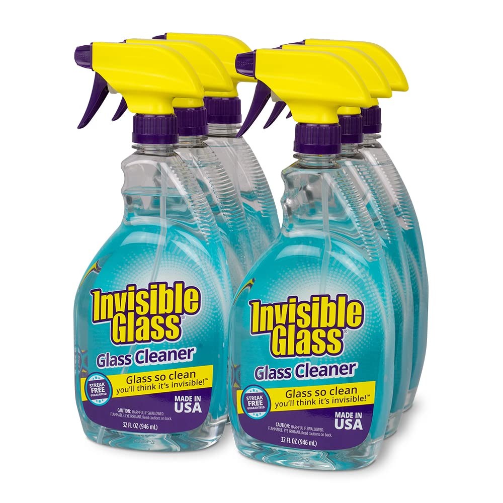 92194-6PK Premium Glass and Window Cleaner Spray – Cleans Glass, Windows, Mir…