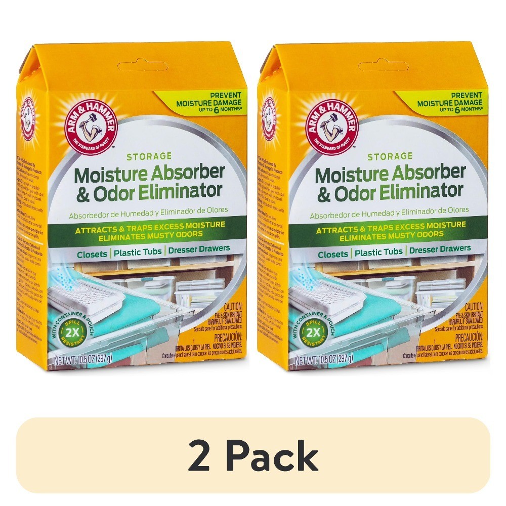 Moisture Absorber and Odor Eliminator Pack of 2 10.5 oz