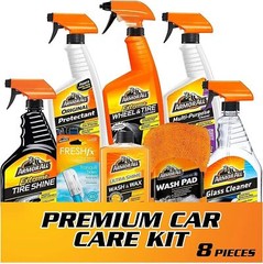 Armor All Premier Car Care Kit Includes Car Wax & Wash Kit Glass Cleaner Car
