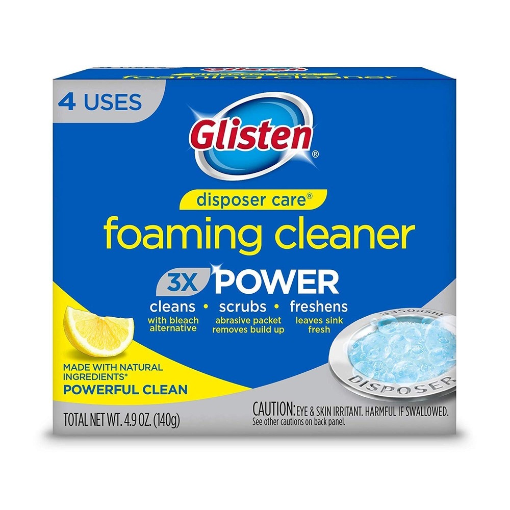 Natural Biodegradable Garbage Disposal Cleaner with Fresh Foaming Action, 4.9oz