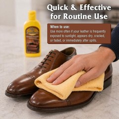 Versatile 8 oz Leather Conditioner – Restores, Protects, & Hydrates All Surfaces