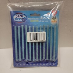 Sani Sticks Keeps Drain Pipes Clean & Odor Free Unscented 2 Packs 24 Sticks NEW