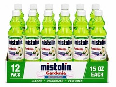 Pack of 12 Mistolin Gardenia All Purpose Cleaner Spray 15 fl oz Floral