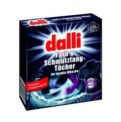 Dalli In-Wash Sheets -DARK FABRICS PROTECTOR-1 box of 10pc. FREE SHIPPING