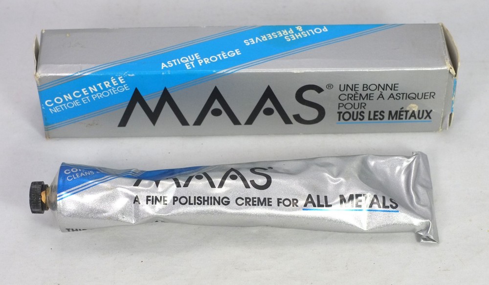 4oz Tube Maas Metal Polish Creme – Used