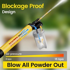 Diatomaceous Earth Powder Duster – Adjustable 4FT, Pump Applicator & Sprayer