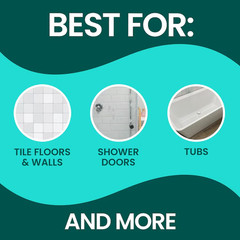 Scotch-Brite Shower Scrubber Poly fiber Stiff Tile and Grout Brush