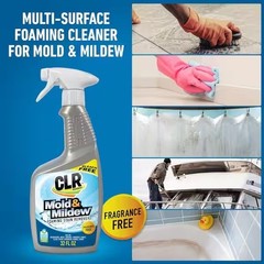 CLR 32oz Mold & Mildew Clear Cleaner Remover for ceramic tiles, glass, and other