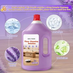 Solution Cleaning 82 fl oz Lavender Roborock Compatible Mop Floor Cordless Rich