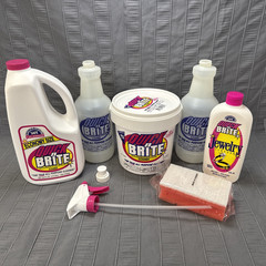 Quick N Brite Concentrated Cleaner Set Kit NIB As Seen On TV New Old Stock