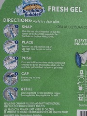 Scrubbing Bubbles Fresh Gel Dispenser with 6 Stamps – 1.34oz