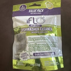 iFLO iFloBiotic Dishwasher Cleaner Tablets 6-Pack Citrus 4.4oz