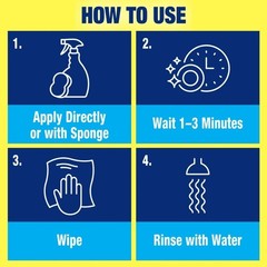 Scrub Free Total Bathroom Cleaner with OxiClean, Lemon Scent, 32 fl oz