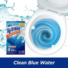 Ty-D-Bol Blue Toilet Bowl Cleaner Tablets 5 Pack