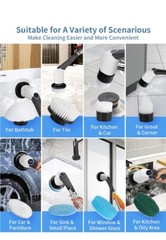 Electric Spin Scrubber 2023 Cordless Voice Prompt Shower Cleaning – FAST SHIP
