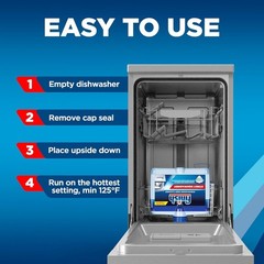 Finish Dual Action Dishwasher Cleaner: Fight Grease & Limescale, Fresh, 8.45 Oz.