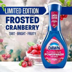 Dawn Powerwash Dish Spray, Frosted Cranberry, Starter Kit, 16 fl oz…