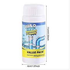 1~5x Wild Tornado Powerful Sink Drain Cleaner High Efficiency Clogging Cleaner