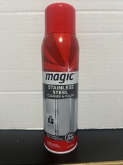 Magic Stainless Steel Cleaner Polish 17 Oz Aerosol Streak Free Refrigerator Sink