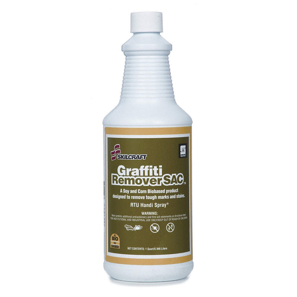 SKILCRAFT 7930-01-555-3382 Graffiti Remover,Trigger Spray Bottle 56JK58
