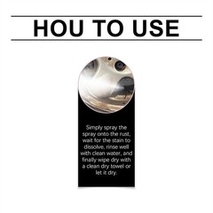 3X Iron Eraser Rust Remover Spray, Car Wheel Paint Brake Dust Fast Cleaner 120ml