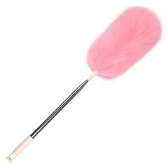 Extendable Lambswool Duster Stainless Steel Handle 133″ Removable Feather Dus…