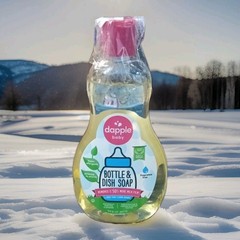 Dapple Baby Fragrance Free Bottle & Dish Soap Liquid, Hypoallergenic, 16.9 fl oz