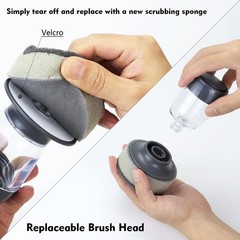 Dish Brush With Soap Dispenser Kitchen Scrub Brush For Dishes Pots Pans Sink Cle