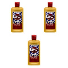 Brasso (3-PACK) Metal Polish and Shine Cleaner Brass Stainless Steel (8 Oz.)
