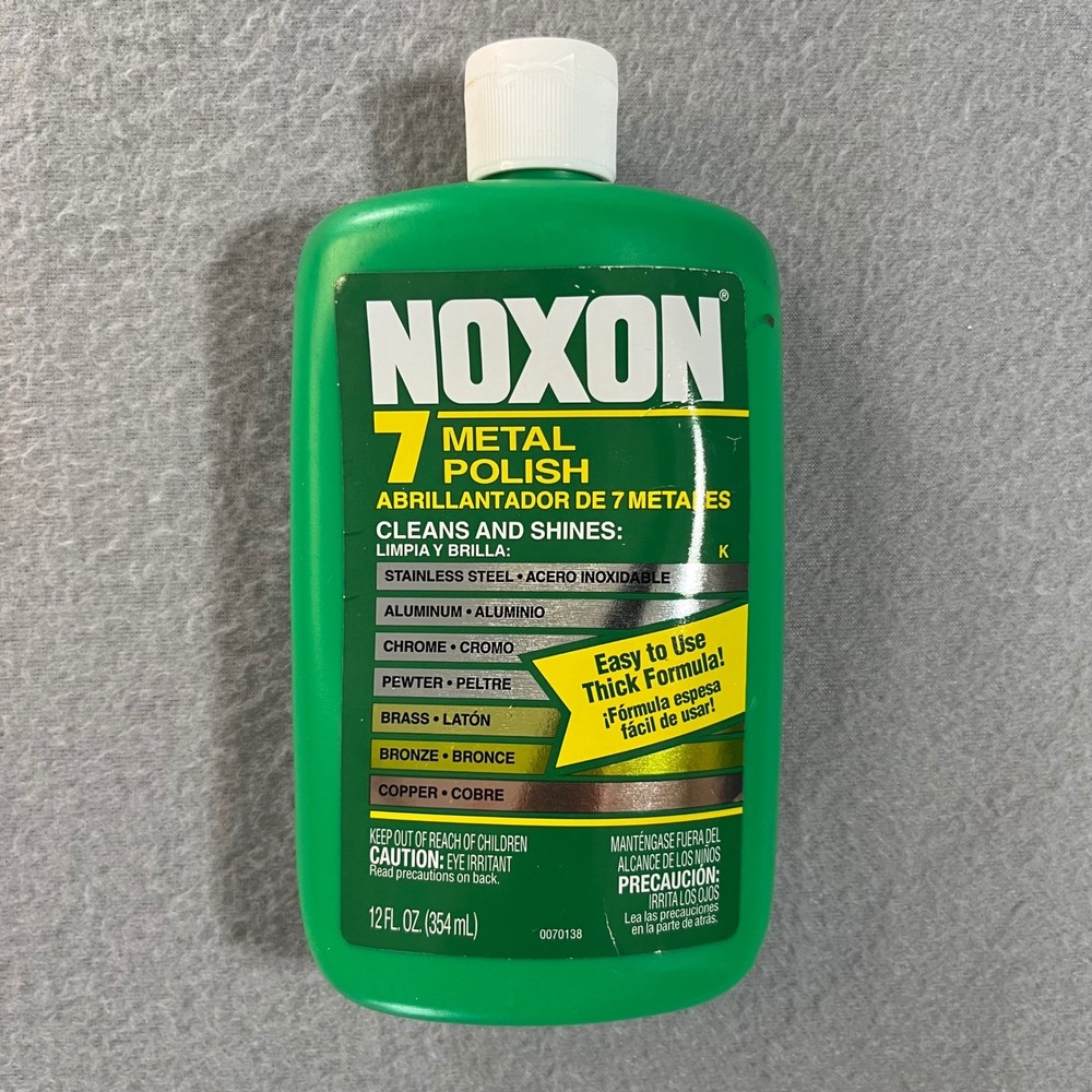 Noxon 7 Metal Polish Liquid Cleaner 12 fl oz Full Bottle Discontinued 00117
