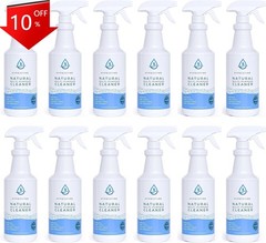 Natural Multipurpose Surface Cleaner, 32 fl oz Spray Bottles, 12 Pack,NEW