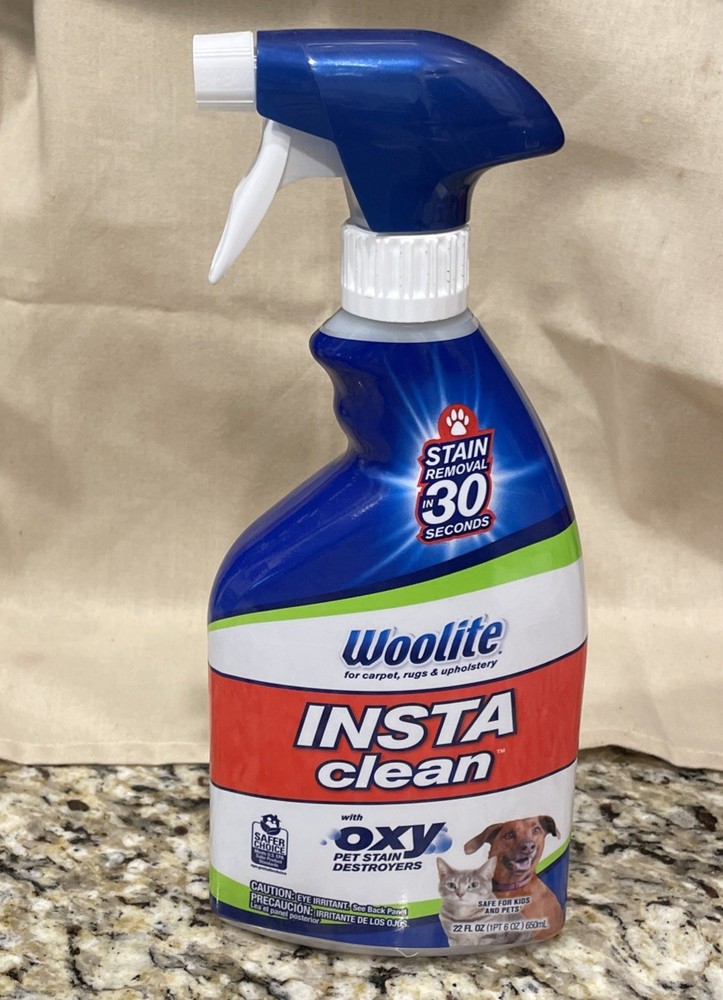 Woolite INSTA CLEAN Carpet Upholstery Rug PET STAIN Odor OXY Destroyer