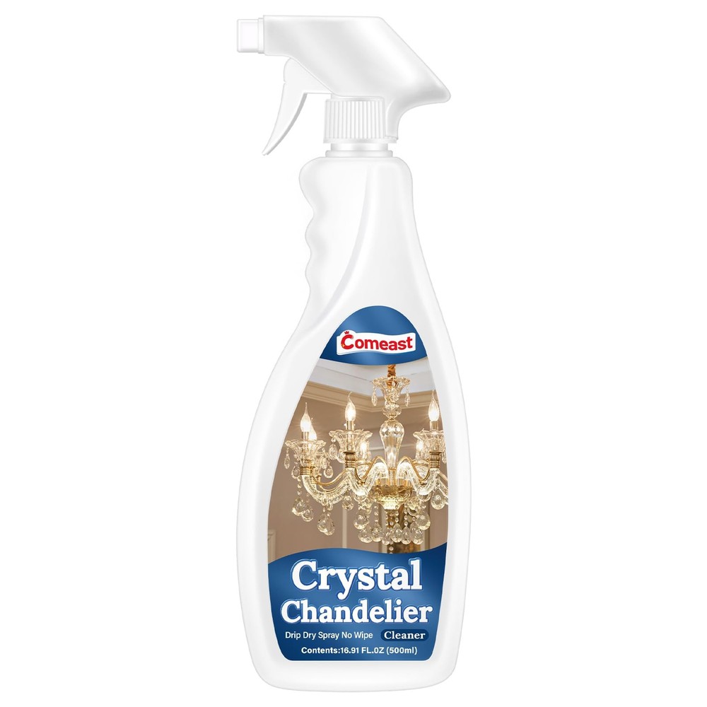 Chandelier Cleaner for Glass Figurine and Crystal Fixtures,Spray Away Dust fo…